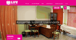Desktop Screenshot of lifecentrum.hu